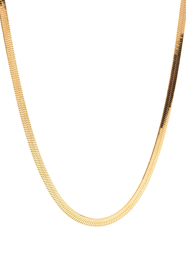 Herringbone Chain 5mm - 18 Inch (Gold)