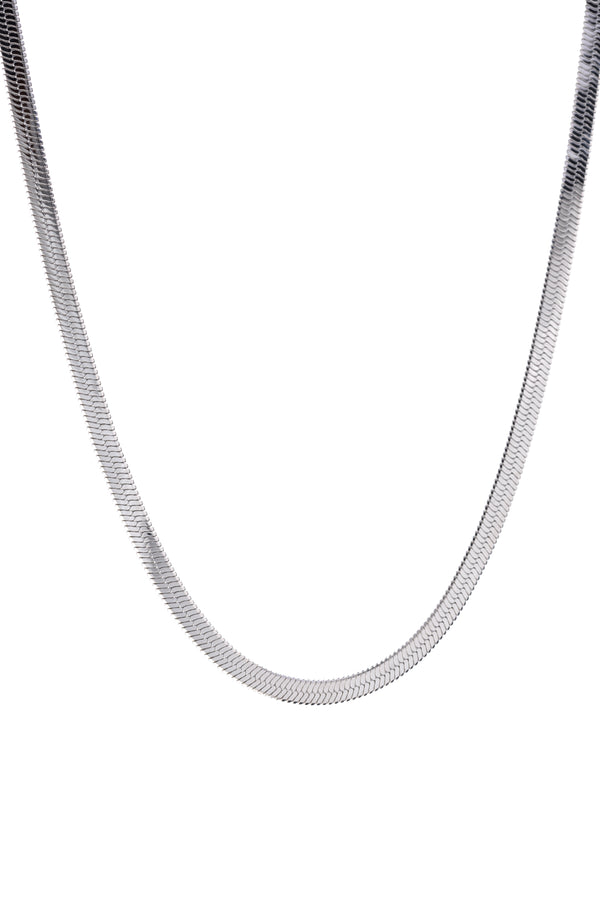 Herringbone Chain 5mm - 18 Inch (Silver)