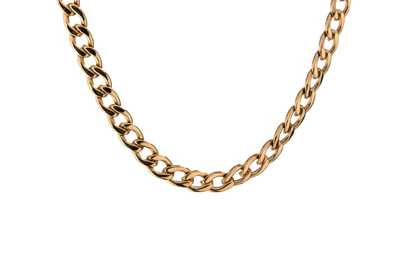 Curb Chain 5mm - 18 inch (Gold)