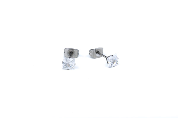 Earrings - Square Cut (5mm)