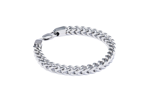 Wheat Bracelet 7 mm - (Silver)