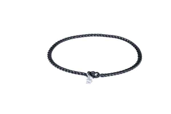 Cuban Bracelet 3.5mm- (Black)