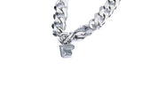 Cuban Bracelet 5mm- (Silver)