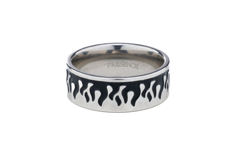 Flames Ring (Black)