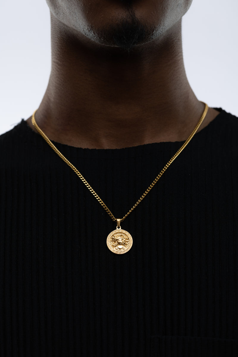 Medusa Pendant (Gold)