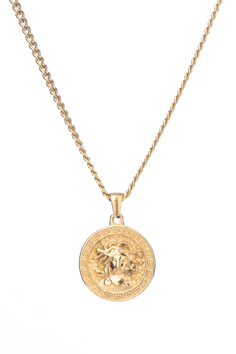 Medusa Pendant (Gold)