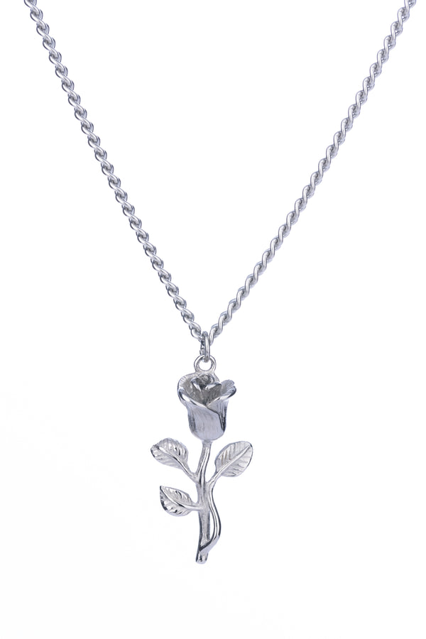 Rose Pendant (Silver)