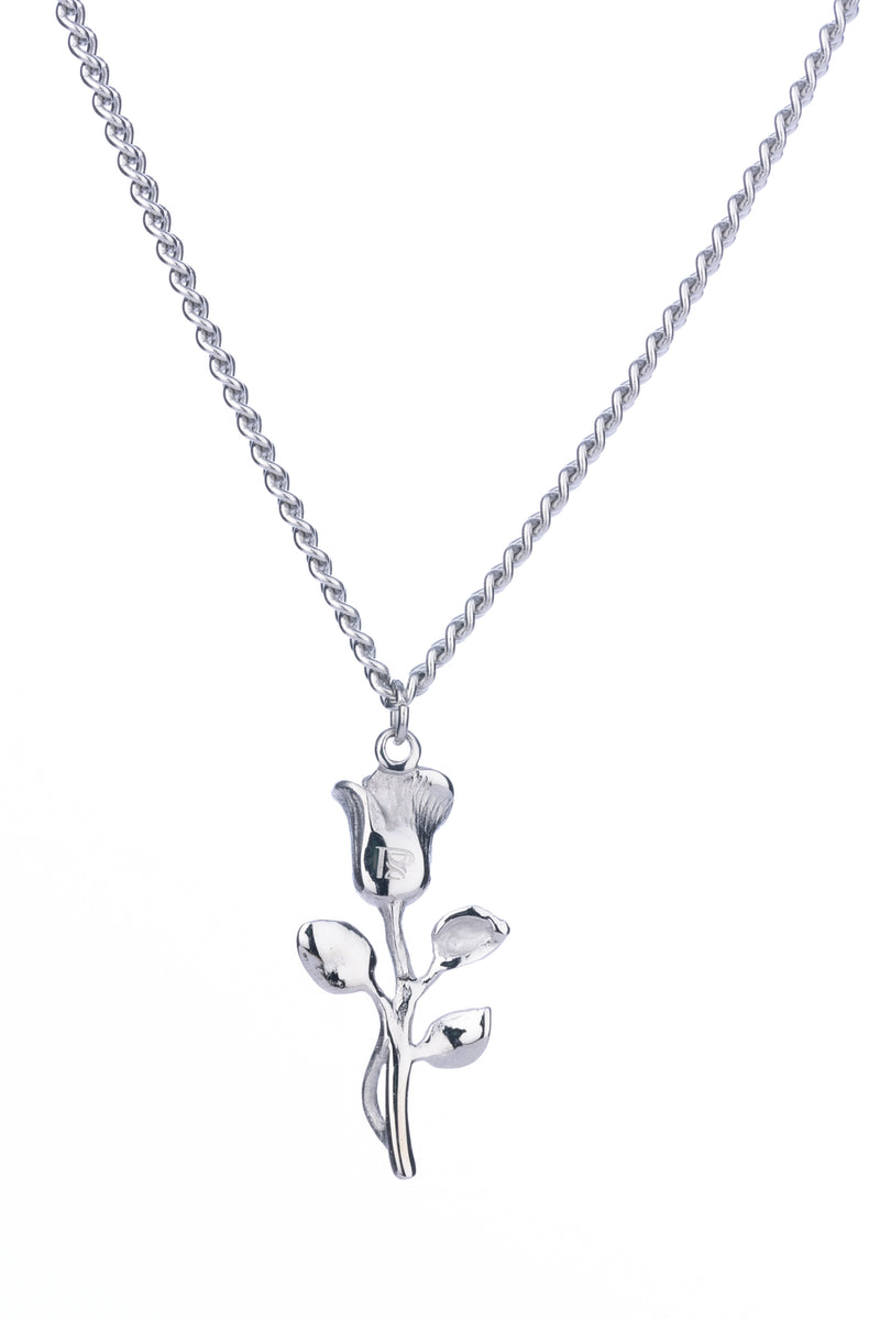 Rose Pendant (Silver)