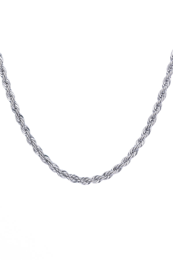 Classic Rope Chain 18 Inch (Silver)